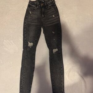 Fashion Nova Charcoal Skinny Jeans